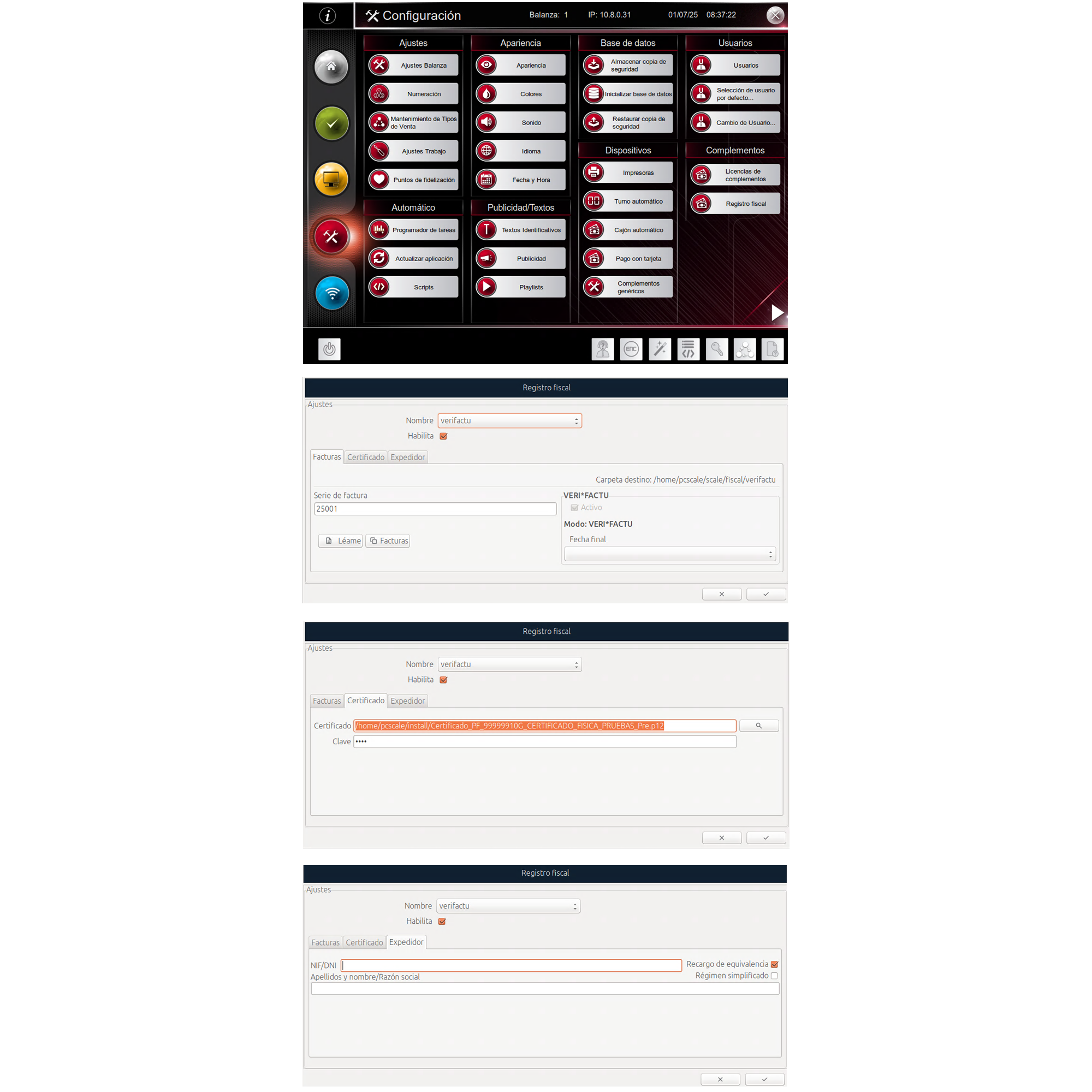 Verifactu en TouchScale
