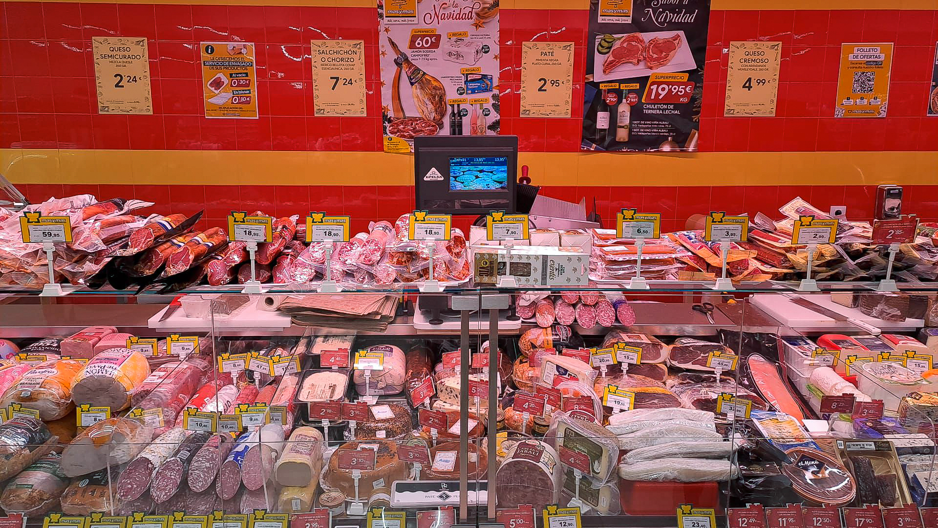 supermercados Masymas (Luis Piña, S.A.) con balanzas XS de Epelsa