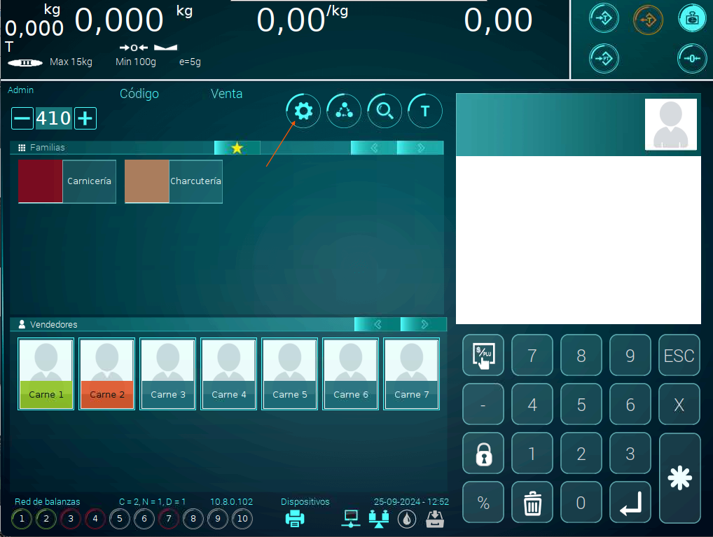 Entorno XS de EPELSA - Configuración