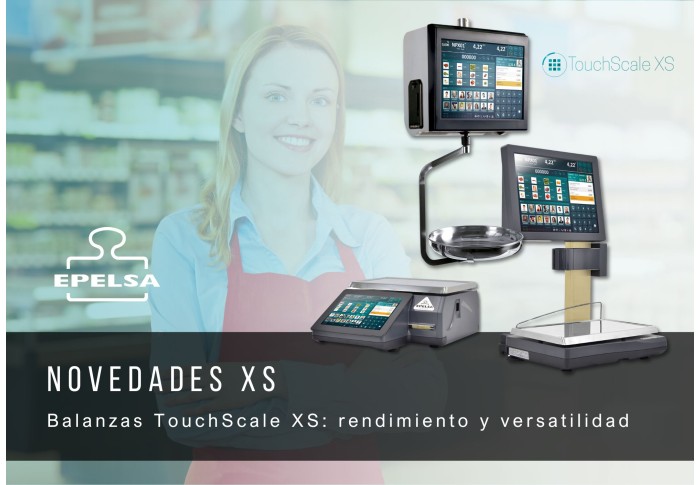 Novedades en balanzas TouchScale XS: rendimiento y versatilidad