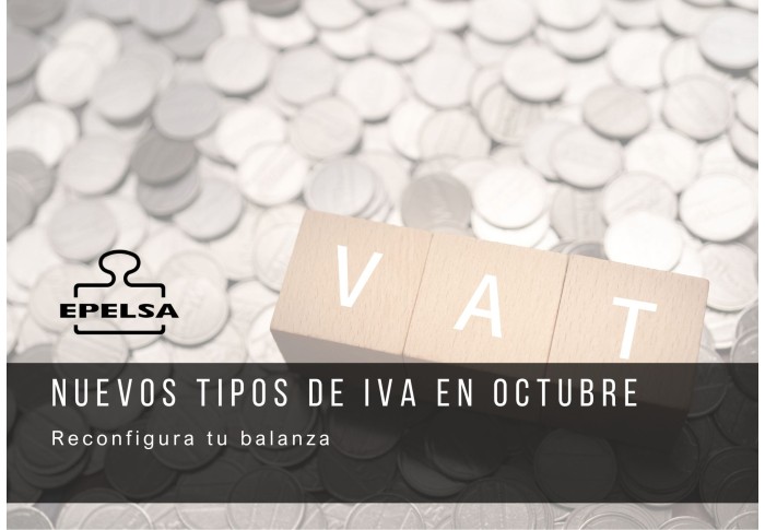 El día 1 de octubre y hasta el 31 de diciembre 2024, se aplicarán nuevos tipos de IVA