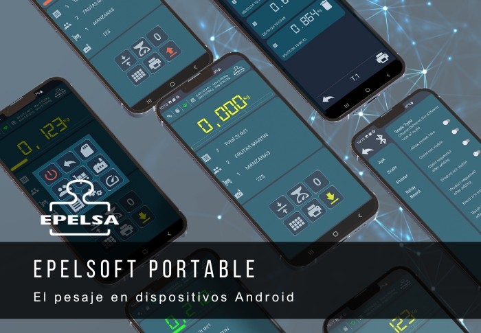 EpelSoft PORTABLE, el pesaje en dispositivos Android