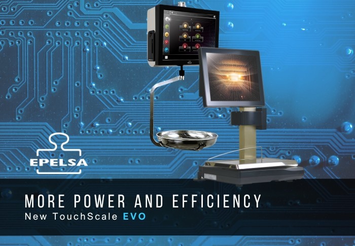 More power and efficiency with TouchScale EVO. Revamped hardware.